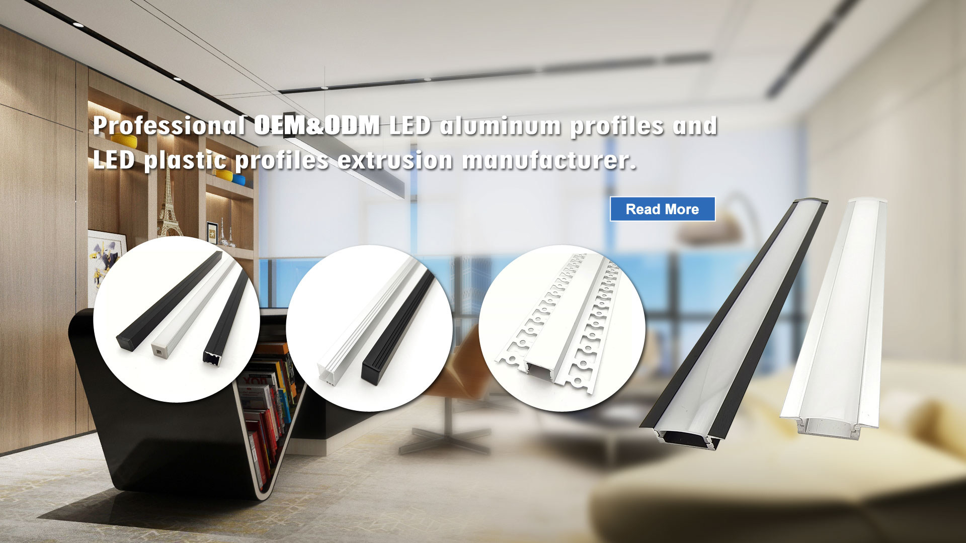 Προφίλ αλουμινίου LED 16*12 mm για ταινίες LED πλάτους έως 10 mm