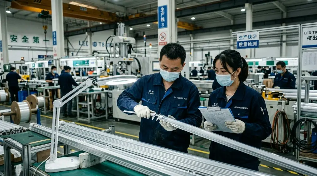 2026 China LED T8 Tube Factory: Premium καλύμματα PC & βάσεις αλουμινίου για παγκόσμιους OEM